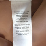 Self-Portrait Crescent Guipure Lace-Trim Chiffon Maxi Dress Cream/Red Size 4