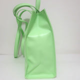 TELFAR Medium Shopping Bag Double Mint Faux Leather Crossbody