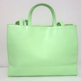 TELFAR Medium Shopping Bag Double Mint Faux Leather Crossbody