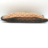 Gucci x MLB GG Canvas Travel Pouch Clutch Beige/Rust NEW