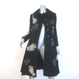 Libertine Crystal Hand-Embellished Coat Black Size Small F/W 2016