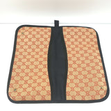 Gucci x MLB GG Canvas Travel Pouch Clutch Beige/Rust NEW