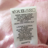 Retrofete Jourdana Off the Shoulder Sequin Knit Top Pink Size Small NEW