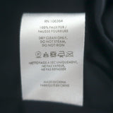 Kule The Bailey Striped Faux Fur Jacket Navy/White Size Extra Small