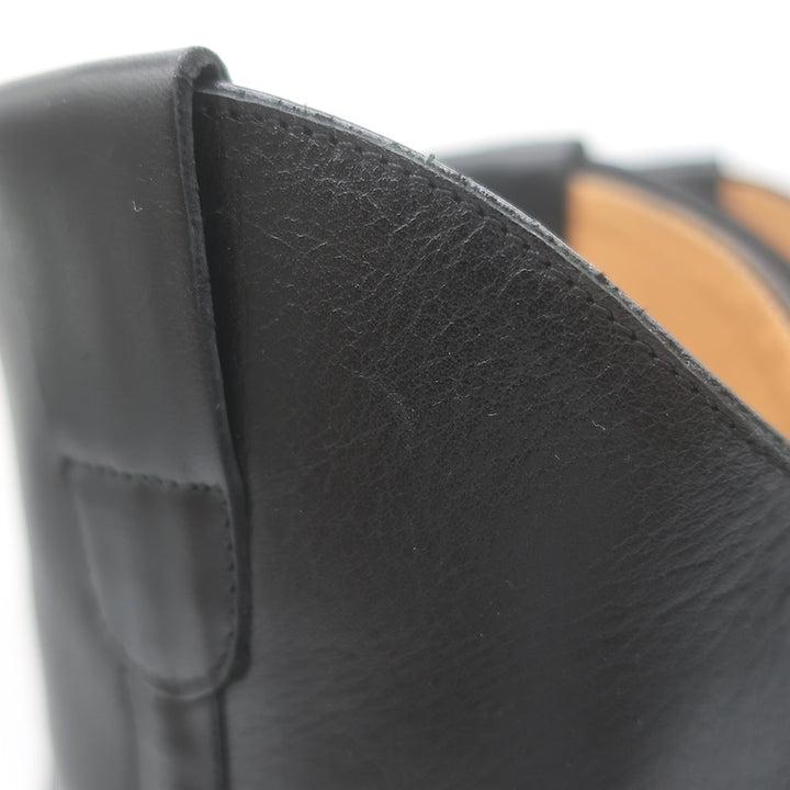 Isabel Marant Deane Western Ankle Boots Black Leather Size 39