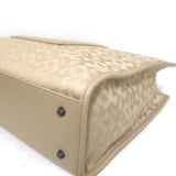 TELFAR Medium Jacquard Shopper Tote Beige Crossbody NEW