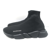 Balenciaga Speed Sneakers Black Stretch Knit Size 44