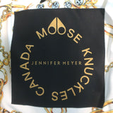 Moose Knuckles x Jennifer Meyer Edith Chain Print Puffer Jacket White Size Small