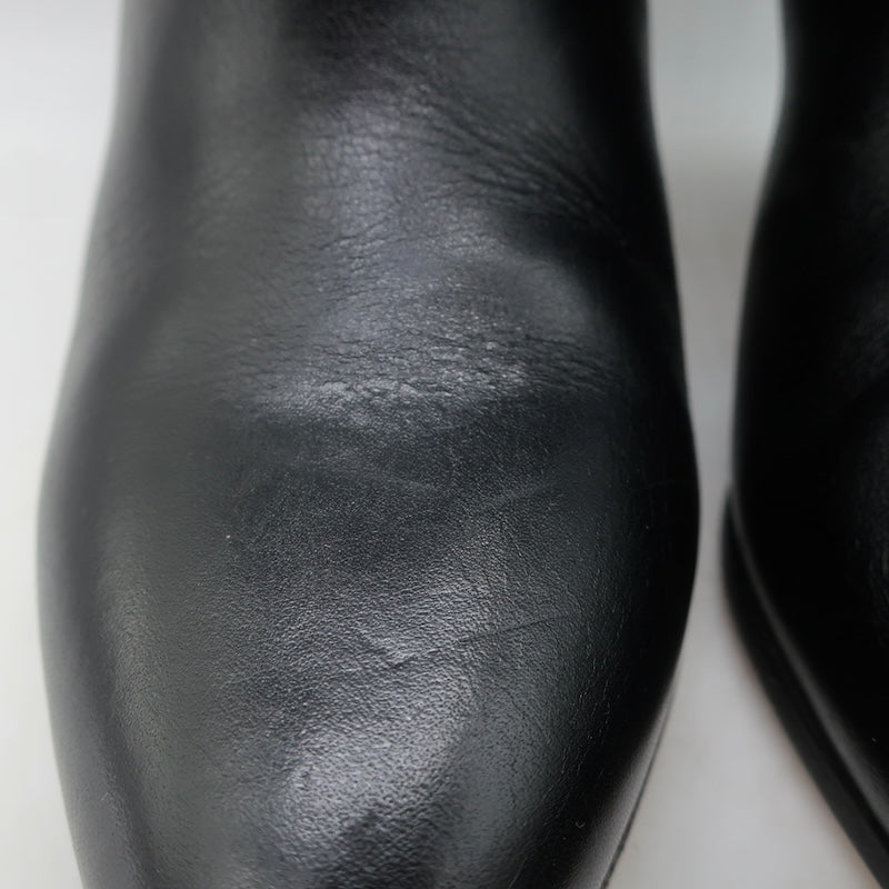 Isabel Marant Deane Western Ankle Boots Black Leather Size 39