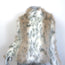 Unreal Fur Wild Dream Faux Fur Jacket Cream/Beige Leopard Print Size Medium