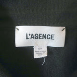 L'Agence Sterling Collared Sweater Forest Green Wool-Blend Size Small
