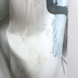 Balenciaga Nicole Boxy T-Shirt Off-White Crinkled Cotton Size Small NEW