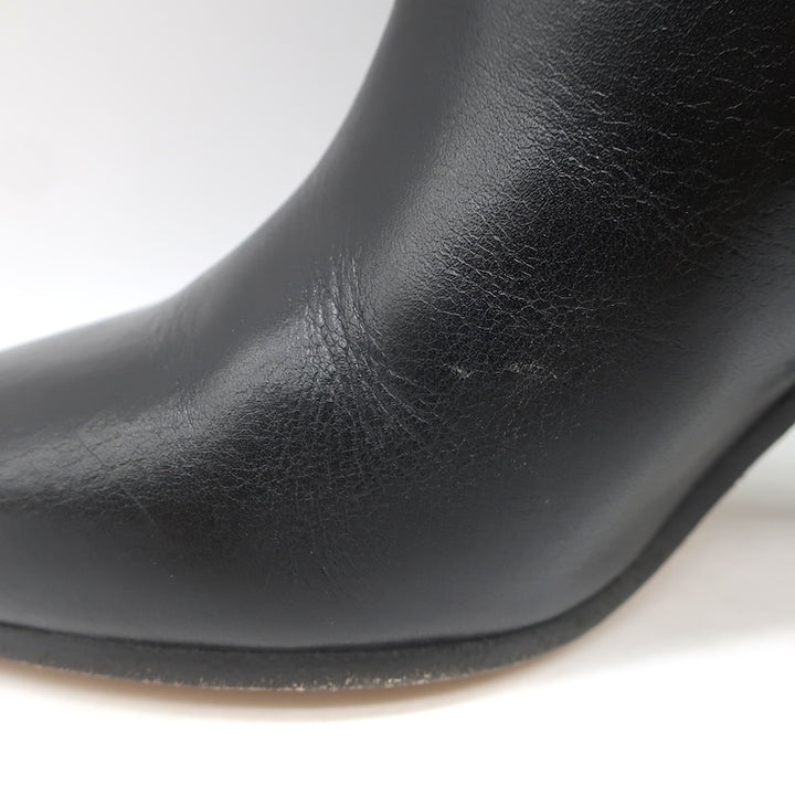 Isabel Marant Deane Western Ankle Boots Black Leather Size 39