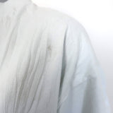 Balenciaga Nicole Boxy T-Shirt Off-White Crinkled Cotton Size Small NEW