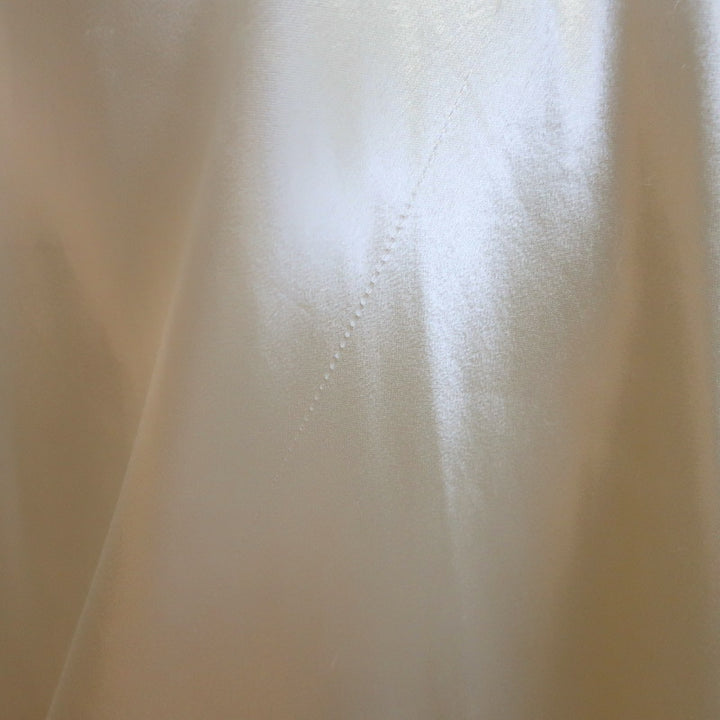 The Row Medela Satin Midi Skirt Ivory Size Extra Small