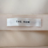 The Row Medela Satin Midi Skirt Ivory Size Extra Small