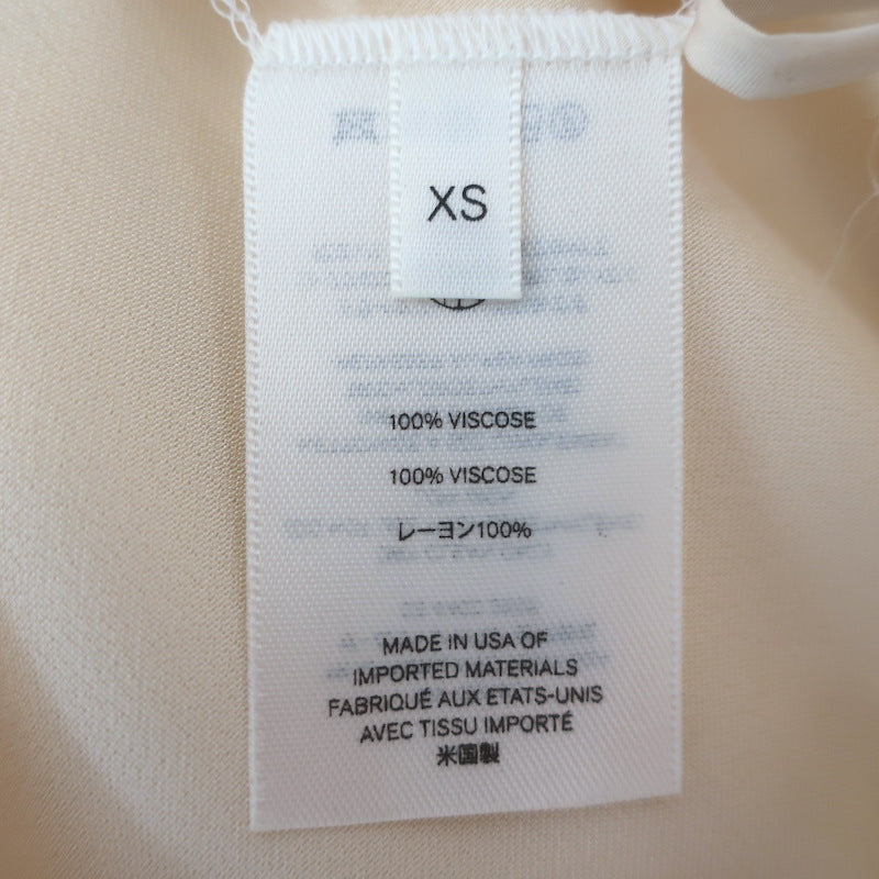 The Row Medela Satin Midi Skirt Ivory Size Extra Small