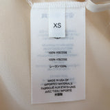 The Row Medela Satin Midi Skirt Ivory Size Extra Small