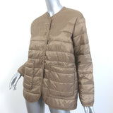 Everlane ReNew Channeled Liner Puffer Jacket Brown Size Extra Small