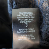 Alice + Olivia Vanita Crystal-Embellished Lace Crop Top Black Size Medium