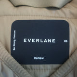 Everlane ReNew Channeled Liner Puffer Jacket Brown Size Extra Small