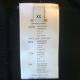 Givenchy 4G Bicolor Cashmere Crewneck Sweater Beige & Black Size Extra Small