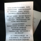 Gucci Long Sleeve Collared Mini Dress Black/Cream Velvet-Trim Cady Size 38