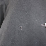 Vintage Searle Fur-Trimmed Hooded Coat Black Size 6