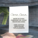 Cara Cara Tisbury Ruffled Midi Skirt Black Camellia Floral Print Size 2 NEW