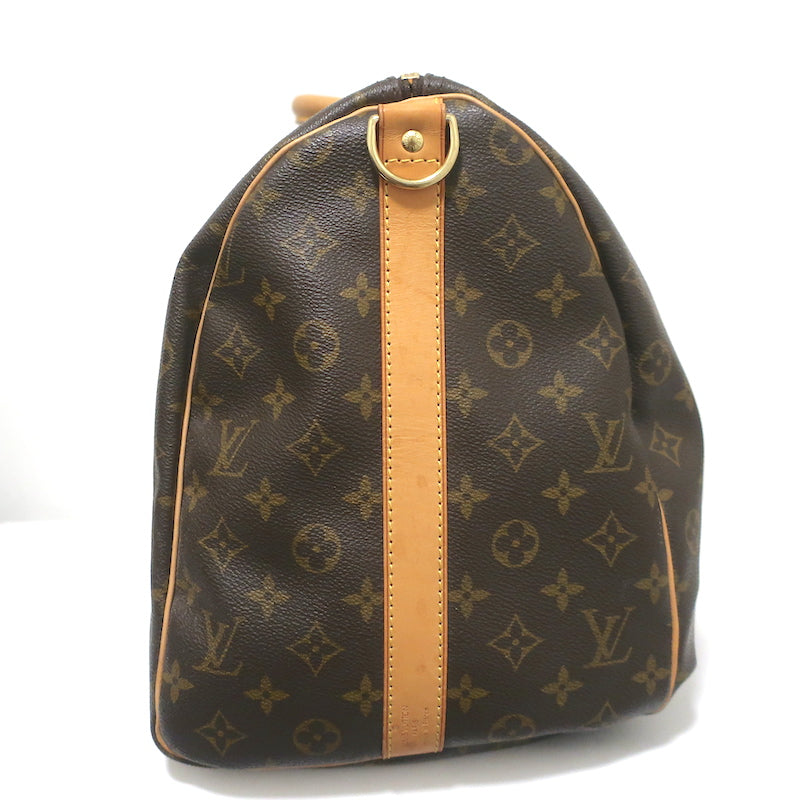 Louis Vuitton Keepall 50 Duffle Bag Brown Monogram Canvas