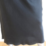 Sablyn Taylor Midi Slip Dress Black Silk Size Small