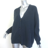 Jenni Kayne Cashmere Cocoon Cardigan Navy Size Extra Small V-Neck Sweater
