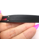 Hermes Kelly Double Tour So Black Bracelet Black Leather Size Medium