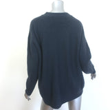 Jenni Kayne Cashmere Cocoon Cardigan Navy Size Extra Small V-Neck Sweater