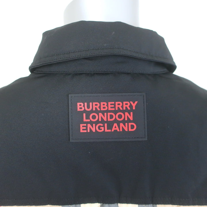 Burberry Nova Check Quilted Snap Front Jacket Sz 14Y / Women&