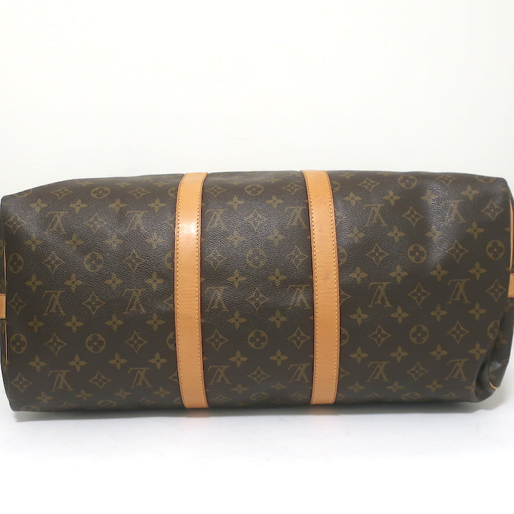 Louis Vuitton Keepall 50 Duffle Bag Brown Monogram Canvas