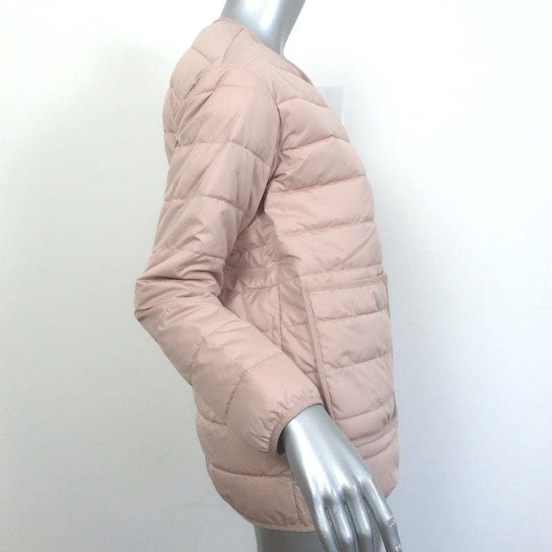 Everlane ReNew Channeled Liner Puffer Jacket Beige Size Extra Extra Small