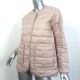 Everlane ReNew Channeled Liner Puffer Jacket Beige Size Extra Extra Small