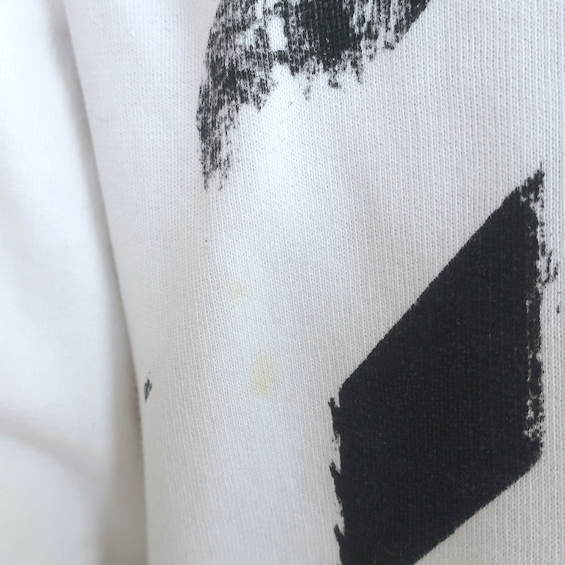 Off-White c/o Virgil Abloh Caravaggio Hoodie Sweatshirt White Size Medium