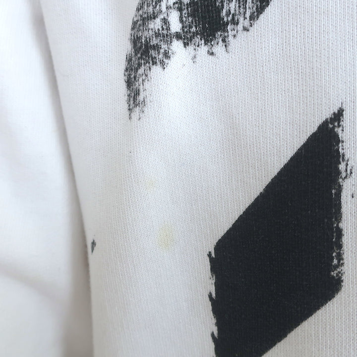 Off-White c/o Virgil Abloh Caravaggio Hoodie Sweatshirt White Size Medium