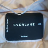 Everlane ReNew Channeled Liner Puffer Jacket Beige Size Extra Extra Small