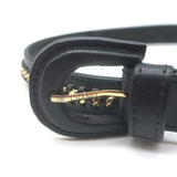 Chanel 2017 Quilted Leather Chain-Trim Mini Envelope Belt Bag Black Size 85