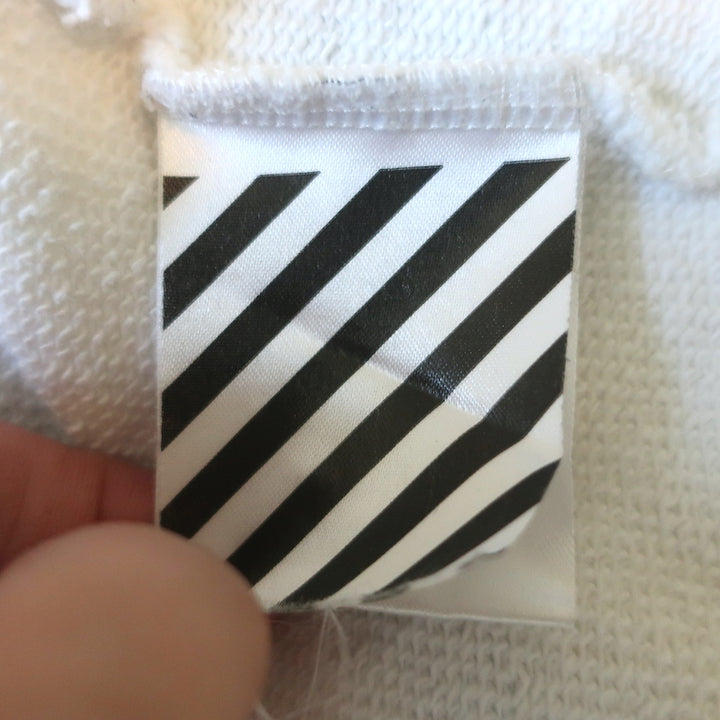 Off-White c/o Virgil Abloh Caravaggio Hoodie Sweatshirt White Size Medium