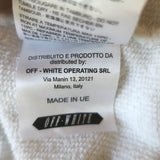 Off-White c/o Virgil Abloh Caravaggio Hoodie Sweatshirt White Size Medium