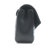 Chanel 2017 Quilted Leather Chain-Trim Mini Envelope Belt Bag Black Size 85