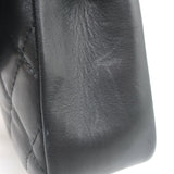 Chanel 2017 Quilted Leather Chain-Trim Mini Envelope Belt Bag Black Size 85