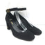 Saint Laurent Loulou Ankle Strap Pumps Black Suede Size 37.5