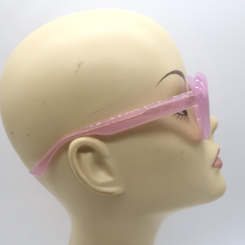 Moschino Bubble Cat Eye Sunglasses Jelly Pink MOS163/S 35JU1 55mm NEW