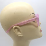 Moschino Bubble Cat Eye Sunglasses Jelly Pink MOS163/S 35JU1 55mm NEW