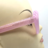 Moschino Bubble Cat Eye Sunglasses Jelly Pink MOS163/S 35JU1 55mm NEW